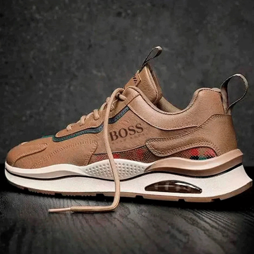 Premium Men’s Sneakers Βоƨƨ Essential + Free Classic Watch