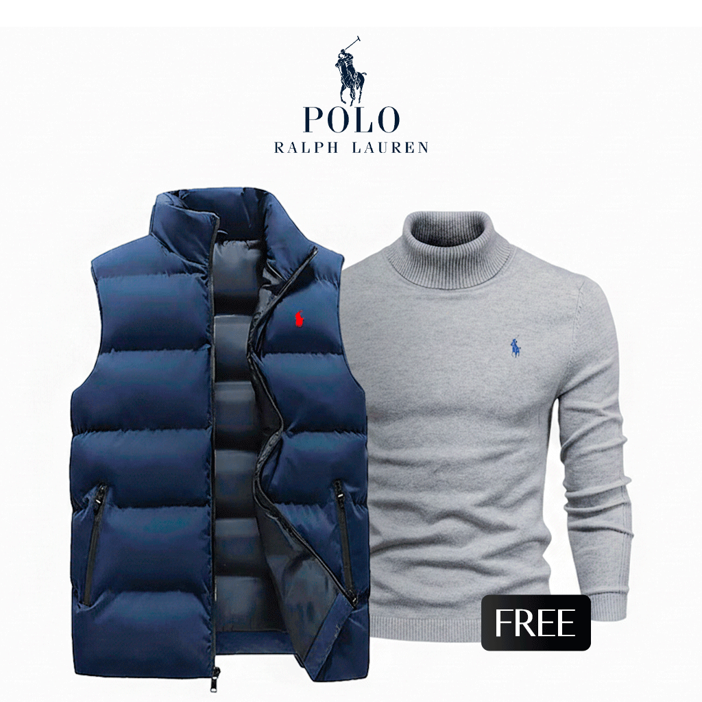 Buy 1 RL Vest, Get 1 RL Sweater Free – Double the Style, Zero Extra Cost