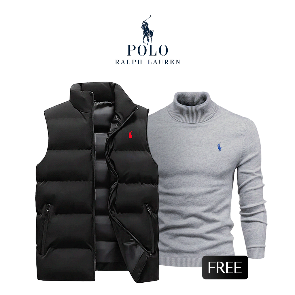 Buy 1 RL Vest, Get 1 RL Sweater Free – Double the Style, Zero Extra Cost
